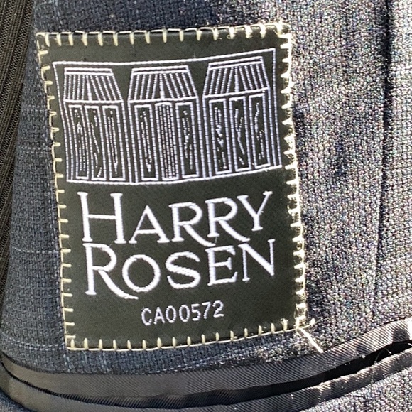 Canali Harry Rosen Summerweight Navy Jacket - Made In Italy IT sz.54R, US sz.44R - Picture 6 of 8